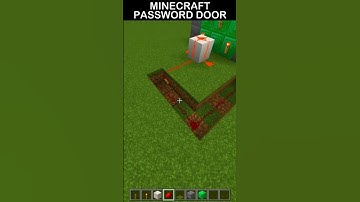 MINECRAFT PASSWORD DOOR🚪|| #minecraft #fyp #shorts #mcpe