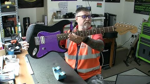 Fender Tom Delonge Stratocaster fret level + setup...