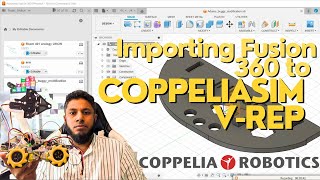 Importing Fusion 360 file to V-rep CoppeliaSim