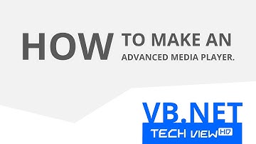 How to make an Advanced Media Player in VB.NET (without Windows Media Player component)