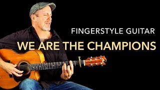 "We Are The Champions" - Fingerstyle Guitar - Adam Rafferty chords
