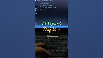 Day 40: Learning PHP with SQL💪🏻🚀 #scratchcoding #codingdays #challenge #codingchallange #coding