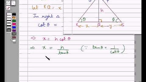 Example:Find Distance given Angle of Depression