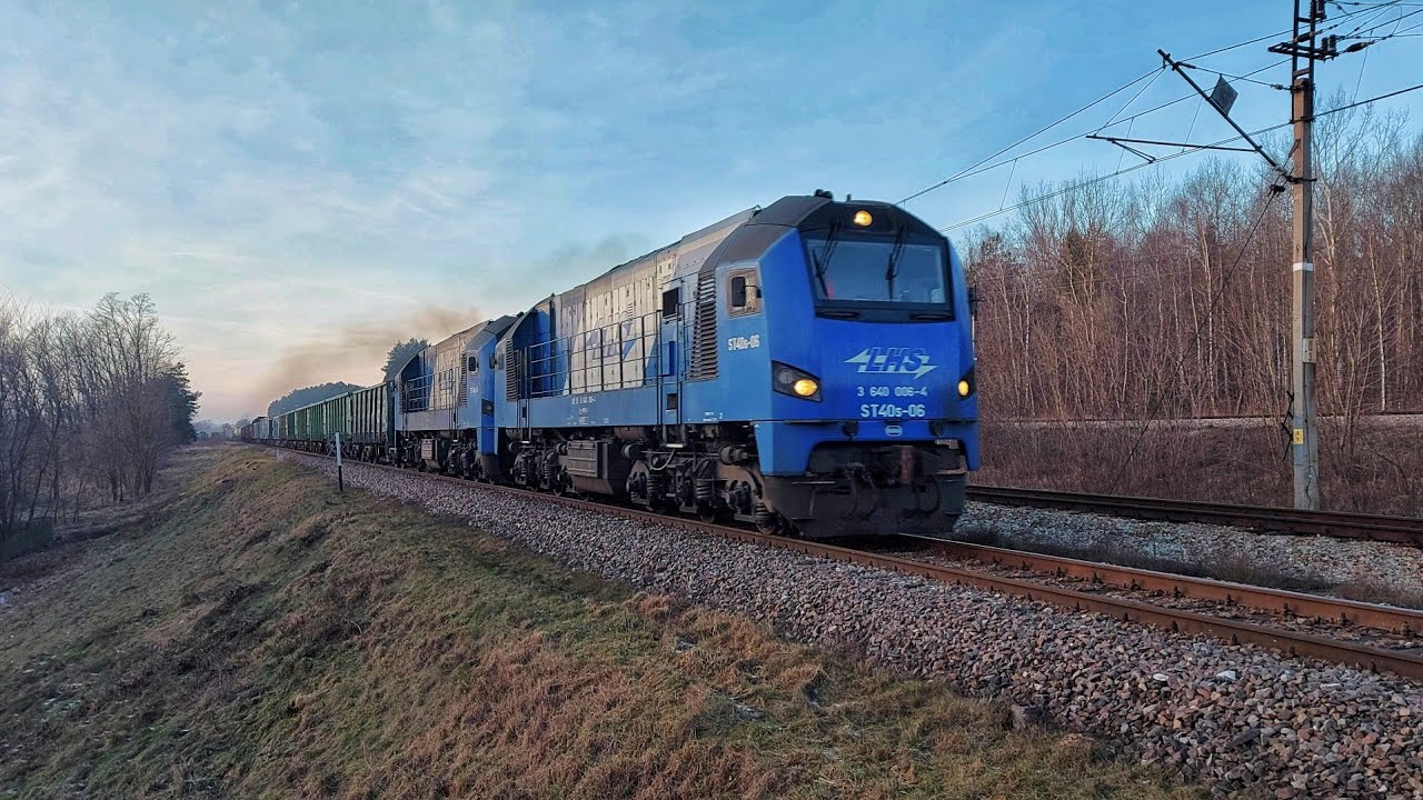 ST40s-06+ST40s-11 z mieszanym do granicy+ Sarna