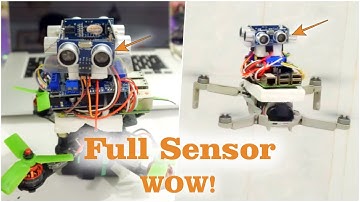 #shorts Chế tạo FULL CẢM BIẾN VA CHẠM 360 cho tất cả DRONE bằng Arduino + Raspberry Pi + Siêu âm