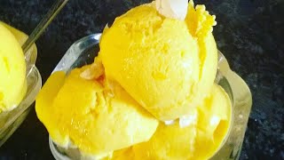 Mango Ice Cream Recipe /Homemade Mango Ice cream Recipe / आम की सॉफ्ट आइसक्रीम रेसिपी