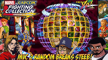 Marvel vs Capcom 2! Random Selects Until Steeb Breaks! - YoVideogames