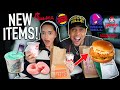 TRYING NEW MENU ITEMS FROM FAST FOOD RESTAURANTS SEPTEMBER 2023!! 🔥 *MUKBANG/REVIEW*