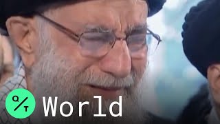 Iran's Supreme Leader Weeps At Top General Soleimani's Funeral