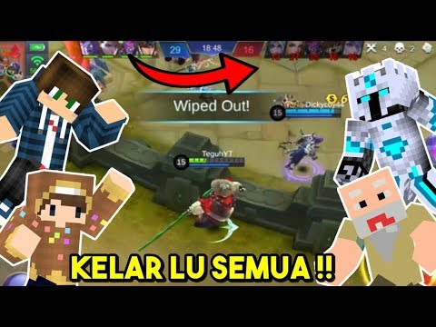 Ini Jadinya Kalo Youtuber MINECRAFT Main MOBILE LEGEND 