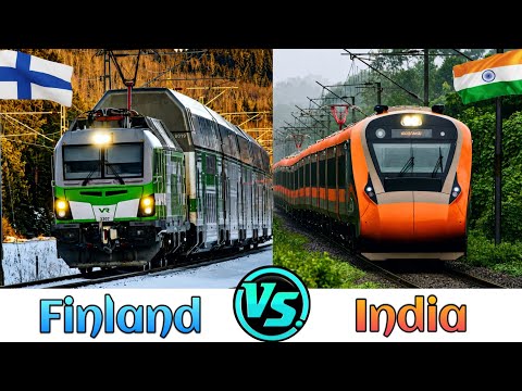 INDIAN RAILWAYS Vs FINNISH RAILWAYS Comparison in 2026 || India Vs Finland