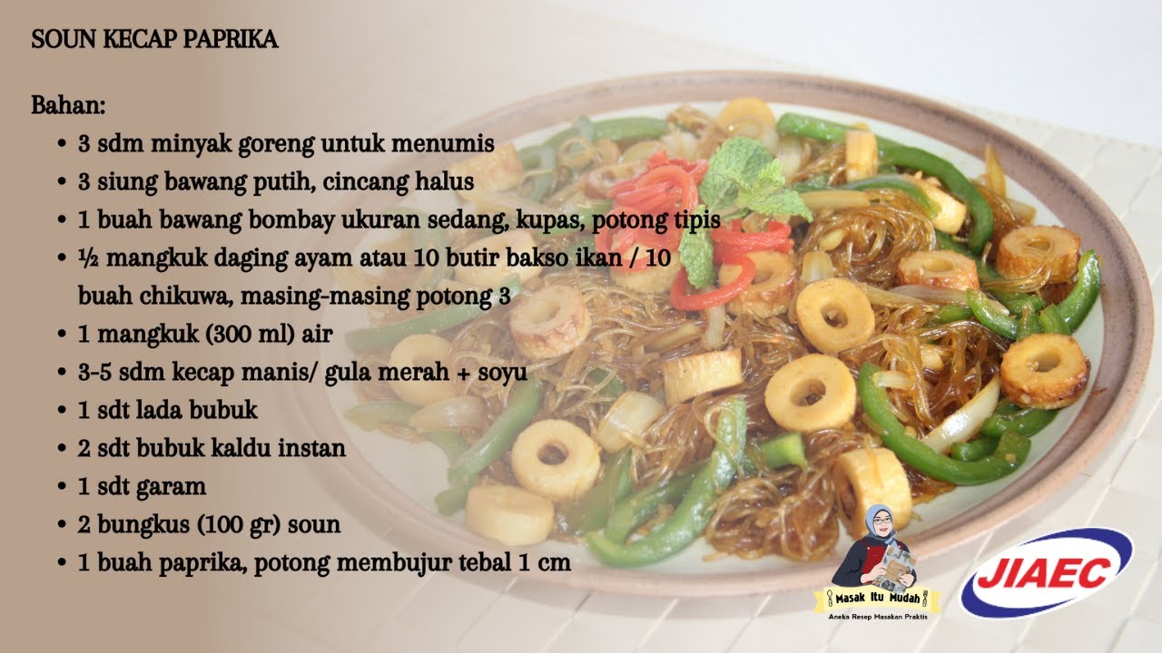 Soun Kecap Paprika - Aneka Resep Masakan Praktis (Eps 15)