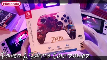 Power A Nintendo Switch Wireless Controller - Zelda - Quicklook Unboxing - Oled
