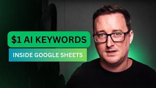 AI SEO Keyword Research Inside Google Sheets (Amazing!)