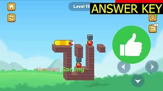 Hungry Worm - Greedy Worm LEVEL 15 - Gameplay Walkthrough Android IOS screenshot 3