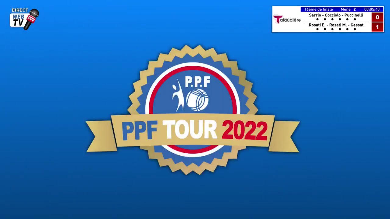 Miniature : Web TV PPF TOUR 2022 - Supranational de LA TALAUDIÈRE - 16ème COCCIOLO vs ROSATI