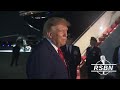 WATCH: Pres. Trump Speaks with Press After an Action-Packed Viewing of The Patriot Games - 08/11/26