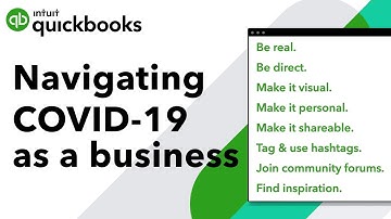 A How-to Guide for Small Business during COVID-19 | QuickBooks webinar