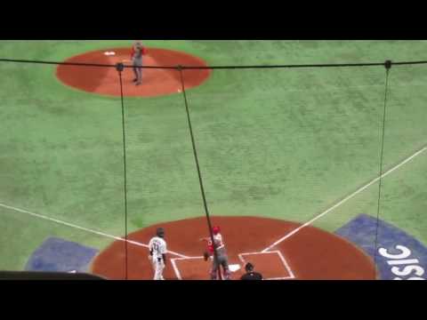 1回裏／山田哲人（右犠飛）／2017.3.10　日本×中国　2017WBC東京1次ラウンド東京ドーム