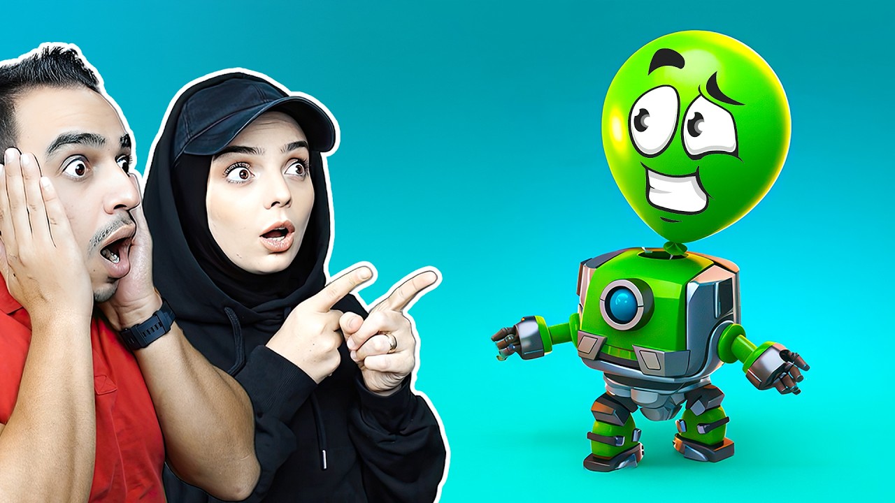 BALON ROBOTLAR OLDUK VE RAKİBİ PATLATTIK !! 😱