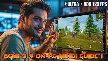 Play BGMI 3.9 on PC | MSI App Player Pie64 bit | Ultra + HDR 120Fps | New Update #bgmi #pubg