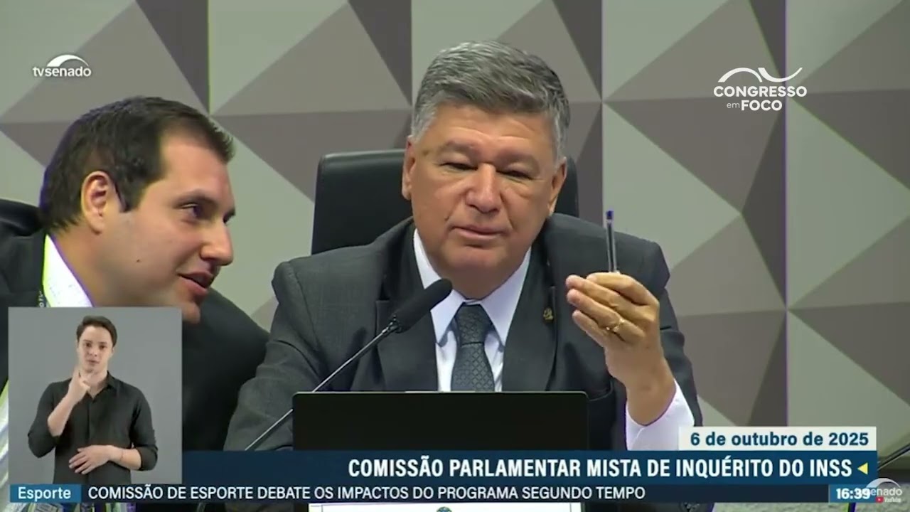 Carlos Viana cita apóstolo Paulo na CPMI do INSS e deputado rebate: "vou recorrer ao Papa"