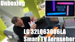 Lg 32Lq63006La Smart Tv Fernseher Unboxing - Overview Inhalt & Zubehör - Erster Eindruck