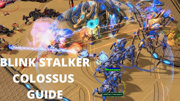 Blink stalker colossus versus Terran | Guide