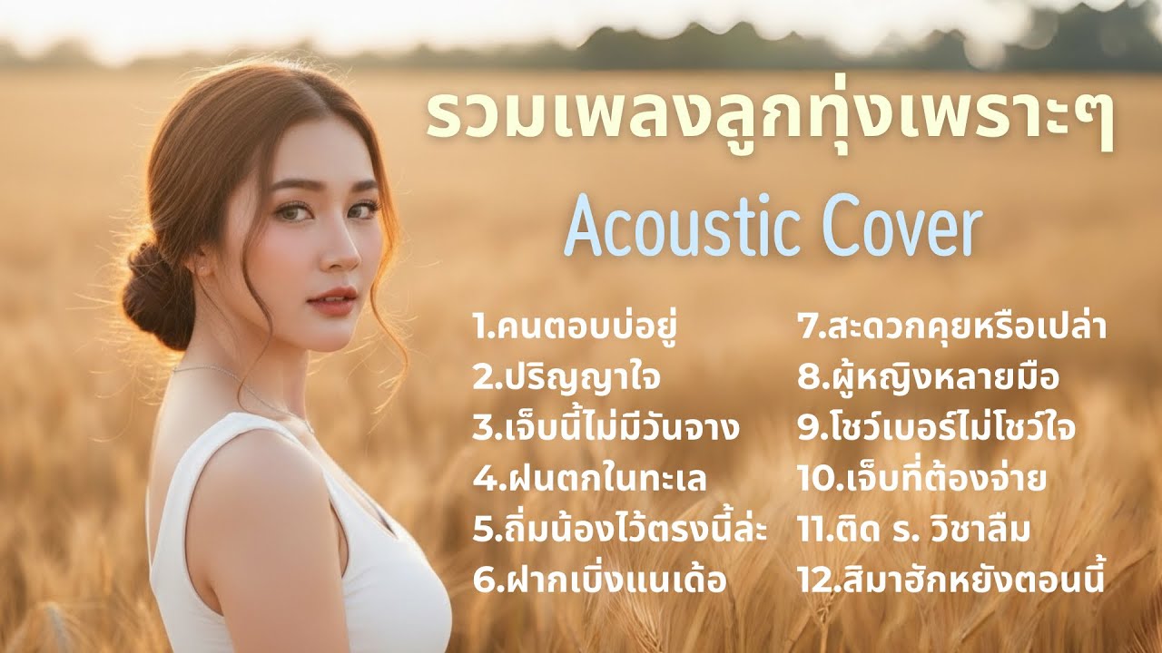 รวมเพลงลูกทุ่งเพราะๆ Acoustic Cover |Cover by B.