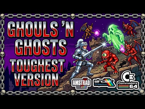 Ghouls n Ghost - Toughest Version - Amstrad CPC V Commodore 64 V
