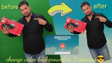 how to change video background in kinemaster (android & ios) | video ka background kaise change kare
