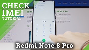 How to Locate IMEI & Serial number in Xiaomi Redmi Note 8 Pro - Check IMEI & SN