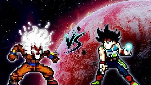 Goku DBS V3.5 (all form) VS Bardock V2 in Mugen