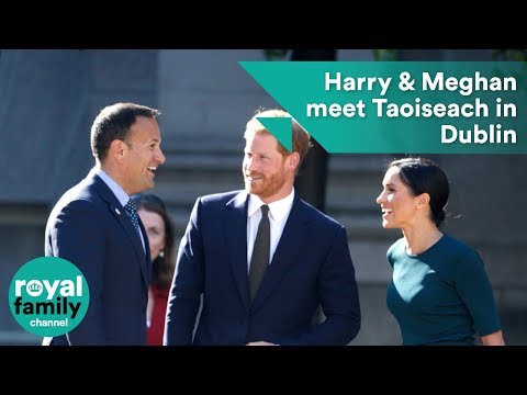 Prince Harry and Meghan, Duchess of Sussex meet Taoiseach in Dublin