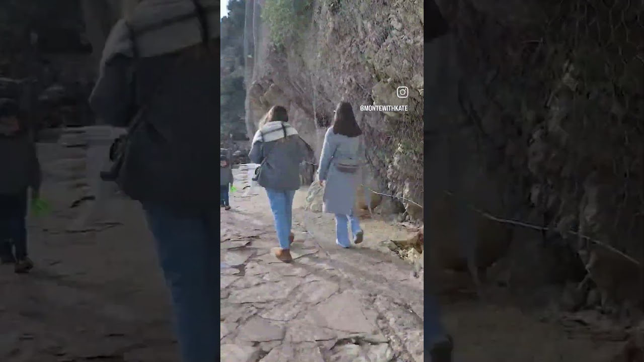 Mogren Beach in Budva. 