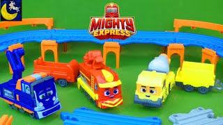 New Mighty Express Train Toys Mission Train Station Track Set Unboxing Toy Video Episode For Kids