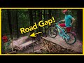 Building A Road Gap In Our Backyard Bike Park!