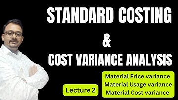 Material Price variance | Material Usage variance | Material Cost variance | B.com | my niftians
