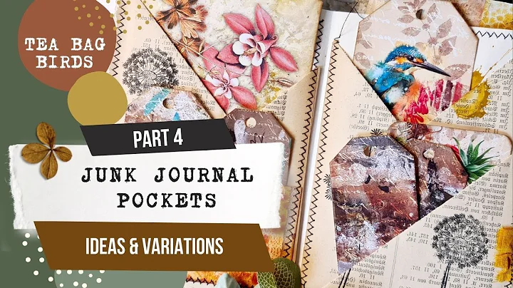 how to create pockets for a junk journal to store & showcase your ephemera ❤ TUTORIAL ❤ DIY ❤