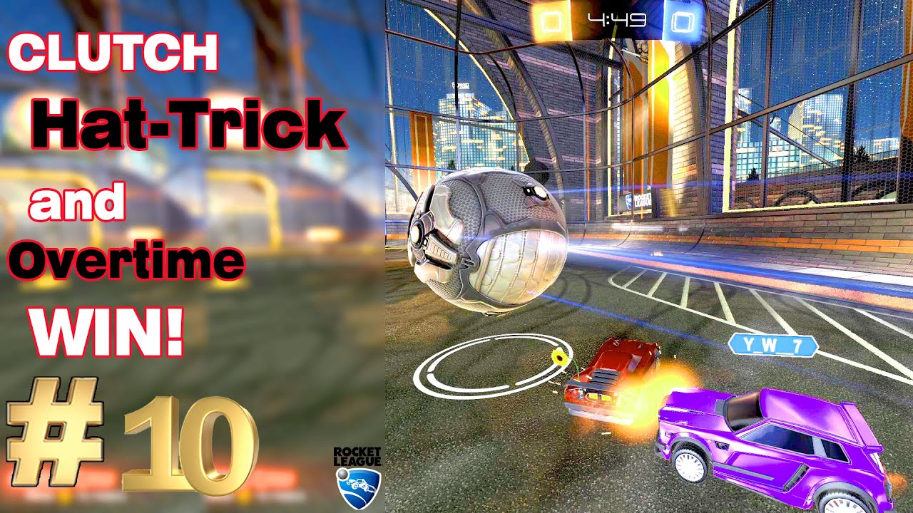 CLUTCH Hat Trick & Overtime WIN!  Rocket League Madness 😱🔥