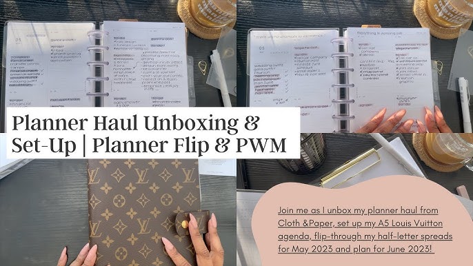 How I use my Louis Vuitton MM Agenda as my financial planner