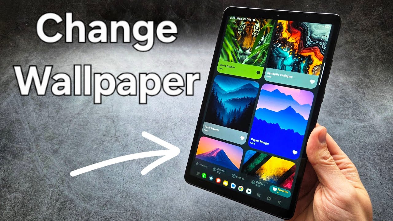 How to Change Wallpaper on Samsung Galaxy Tab A11+ - YouTube