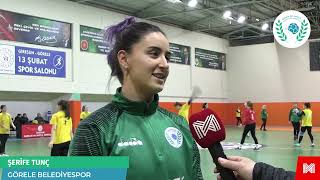 Görele Belediyespor Kadın Hentbol Takımı oyuncusu Şerife Tunç röportajı | 31 Ocak 2023