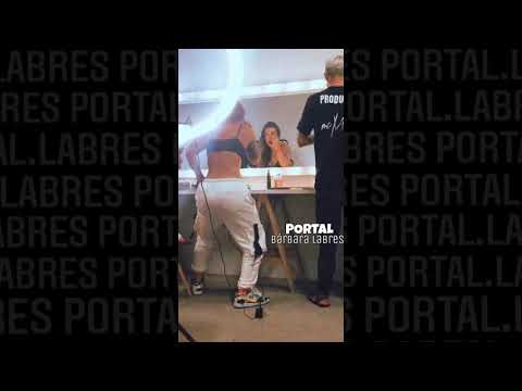 Barbara Labres gravando clipe com Mc Mari em SP 15.01.2021| Portal Labres