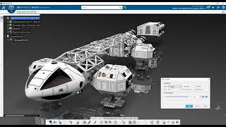 CATIA 3DEXPERIENCE Design Review  - Explode all levels of Eagle Transporter