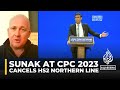 UK PM Rishi Sunak cancels $43bn northern HS2 high-speed train line