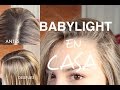 COMO HACER REFLEJOS/ BABYLIGHTS  EN CASA (fácil y económico)