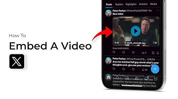 How To Embed A Video On Twitter  X?
