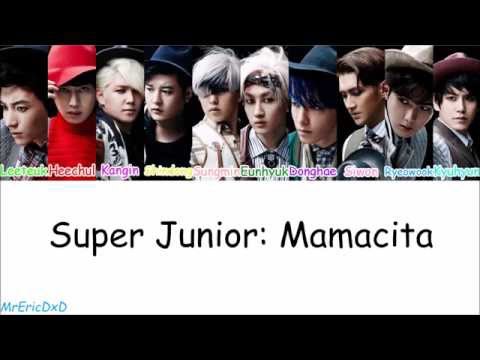 (+) Super Junior - Mamacita Lyrics