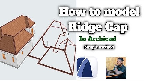 How to model Ridge Cap in Archicad